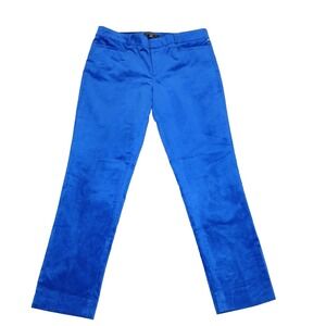 Banana Republic Sloan Skinny Fit Pants Womens Size 8 Stretch Cobalt Blue